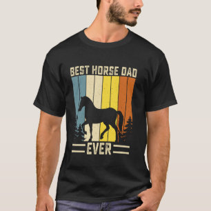 最高の馬の父 ヴィンテージ 馬 愛 Tシャツ
