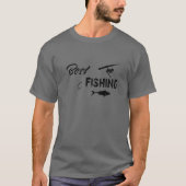 最高の魚釣り Tシャツ (正面)