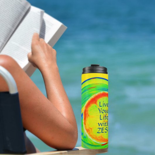 最高の鮮やかな柑橘類で人生をカラフル歩く タンブラー