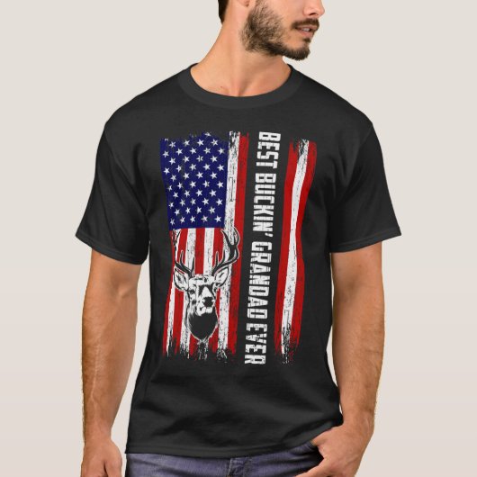 最高の鹿狩り用おじいちゃんTシャツ Tシャツ (正面)