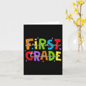 最高の1年生 夢のチーム 新学期 1年生教師 子ども カード (黄色い花)