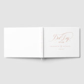 最高の1日を永遠に! エレガント ウェディング ゲストブック (全面)