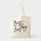 最高の1日を♪ オーダーメイドのウェルカムメッセージ トートバッグ (正面)