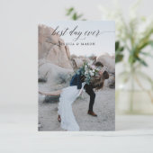 最高の1日 極秘結婚発表 招待状 (スタンド正面)