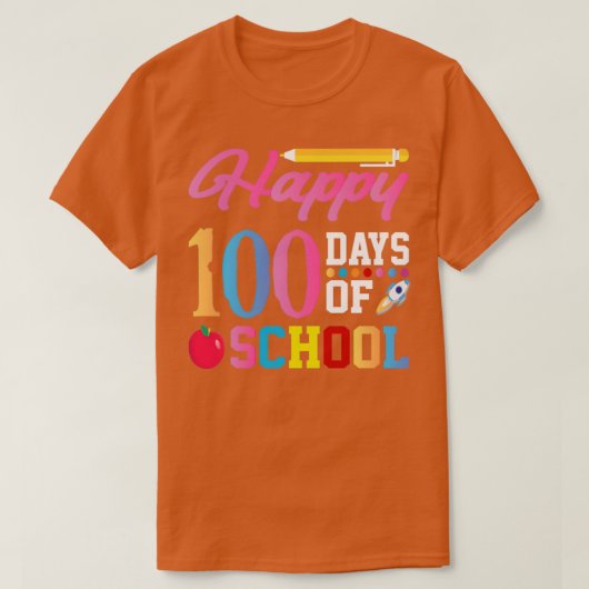 最高の100日向けクラシックギフト Tシャツ (デザイン正面)