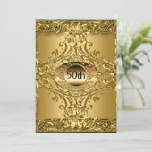 最高の50日金ゴールド誕生会 招待状 (スタンド正面)