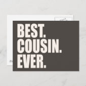 最高の.いとこだ。今まで。 ポストカード (正面/裏面)