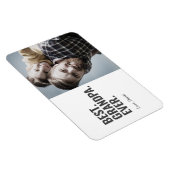 最高の.おじいちゃん。今まで。父の日の写真 マグネット (右側)