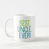 最高の.おじさん。今までだ！ コーヒーマグカップ (左)