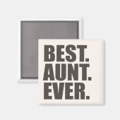 最高の.おばさん。今まで。 マグネット (正面/裏面)