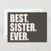 最高の.お姉ちゃん。今まで。 ポストカード (正面/裏面)