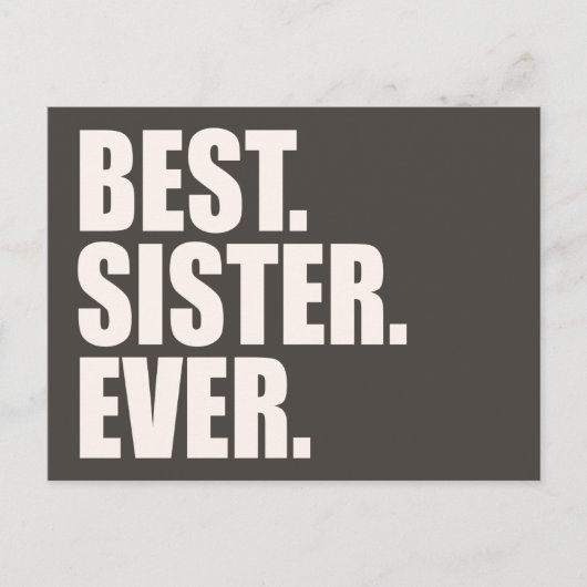 最高の.お姉ちゃん。今まで。 ポストカード (正面)