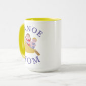 最高の「カヌー・マム」母の日 マグカップ (正面左)