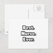 最高の.ナース。今まで。 ポストカード (正面/裏面)