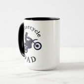 最高の「バイクのパパ」が今まで!父の日 マグカップ (正面左)
