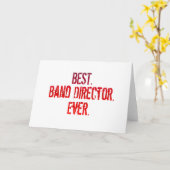 最高の.バンドディレクター。今まで。 カード (黄色い花)