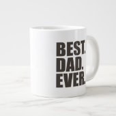 最高の.パパ。今まで。 ジャンボコーヒーマグカップ (正面右)