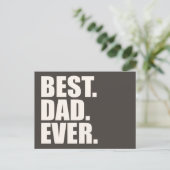 最高の.パパ。今まで。 ポストカード (スタンド正面)