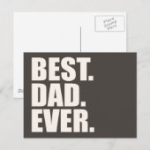 最高の.パパ。今まで。 ポストカード (正面/裏面)