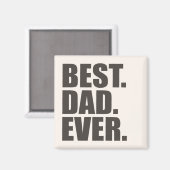 最高の.パパ。今まで。 マグネット (正面/裏面)