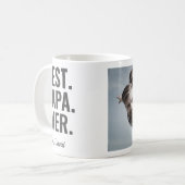 最高の.パパ。今まで。父の日の写真 コーヒーマグカップ (正面左)