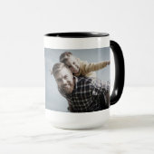 最高の.パパ。今まで。父の日の写真 マグカップ (正面右)