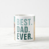 最高の.パパ。今まで。父の日2フォトコーヒーマグ コーヒーマグカップ (中央)