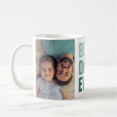 最高の.パパ。今まで。父の日2フォトコーヒーマグ コーヒーマグカップ (左)