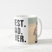 最高の.パパ。今まで。父の日2フォトコーヒーマグ コーヒーマグカップ (正面右)