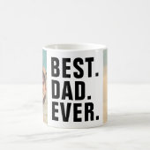 最高の.パパ。今まで。父の日2フォトコーヒーマグ コーヒーマグカップ (中央)