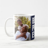 最高の.パパ。今まで。父の日2フォトコーヒーマグ コーヒーマグカップ (左)