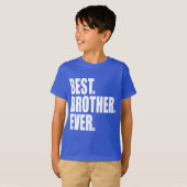 最高の.兄さん。今まで。(ブルー) Tシャツ (正面フル)