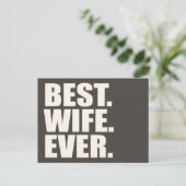 最高の.奥さん。今まで。 ポストカード (スタンド正面)