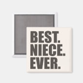 最高の.姪。今まで。 マグネット (正面/裏面)