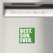 最高の.息子。今まで。(グリーン) マグネット (インサイチュ (食洗機))