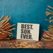 最高の.息子。今まで。 フォトプラーク (側面)