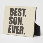 最高の.息子。今まで。 フォトプラーク (側面)