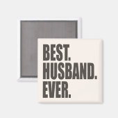 最高の.旦那。今まで。 マグネット (正面/裏面)