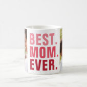 最高の.母さん。今まで。写真記念ギフト2枚 コーヒーマグカップ (中央)