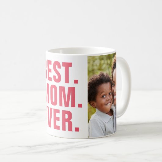 最高の.母さん。今まで。誕生日ギフト2フォトコーヒーマグ コーヒーマグカップ (正面右)