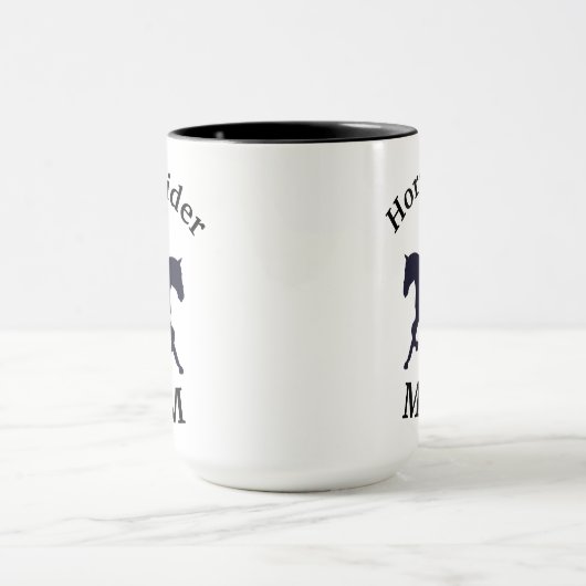 最高の「馬乗り手ママ」は今まで!母の日 マグカップ (中央)