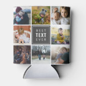 最高の「Your Text Here」のカスタム写真 缶クーラー (正面)