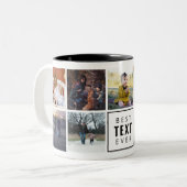 最高の「Your Text Here」のカスタムPhoto Mag ツートーンマグカップ (正面左)
