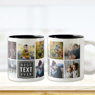 最高の「Your Text Here」のカスタムPhoto Mag ツートーンマグカップ