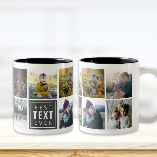 最高の「Your Text Here」のカスタムPhoto Mag ツートーンマグカップ