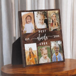 最高のAbuela Ever孫Wood Photo Collage フォトプラーク<br><div class="desc">こ祝の孫の写真パーソナライズされたコラージュのプラークと「Abuela Ever」。この心のこもった贈り物は、特別な瞬間を捉えた大切な写真の美しいコラージュと愛情に満ちたメッセージを補完する。仕上げ高品質の素材を使ったエレガント作品で、大切に思い出に残るキープサケとして自宅で展示するのに最適。どの大事な行事にも理想的で、このプラークはアベラと彼女の孫の特別な絆を尊重し、愛と感謝の思いやりと意味のあるジェスチャーを作る。</div>
