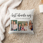 最高のAbuela Ever – 孫フォトコラージュ クッション (ブランケット)