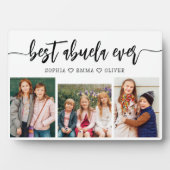 最高のAbuela Ever – 孫フォトコラージュ フォトプラーク (正面)