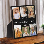 最高のAbuela Ever – 孫フォトコラージュ フォトプラーク<br><div class="desc">こ祝の孫の写真パーソナライズされたコラージュのプラークと「Abuela Ever」。この心のこもった贈り物は、特別な瞬間を捉えた大切な写真の美しいコラージュと愛情に満ちたメッセージを補完する。仕上げ高品質の素材を使ったエレガント作品で、大切に思い出に残るキープサケとして自宅で展示するのに最適。どの大事な行事にも理想的で、このプラークはアベラと彼女の孫の特別な絆を尊重し、愛と感謝の思いやりと意味のあるジェスチャーを作る。</div>