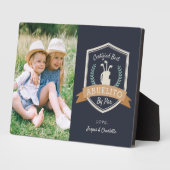 最高のAbuelito By Par |ゴルフのおじいちゃん写真 フォトプラーク (側面)